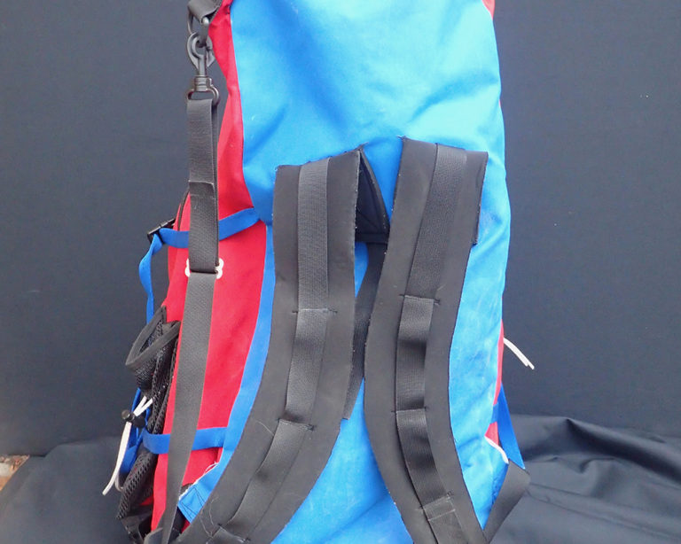 Back View - showing reinforced neoprene backpack straps - design by Marsha Tufft
